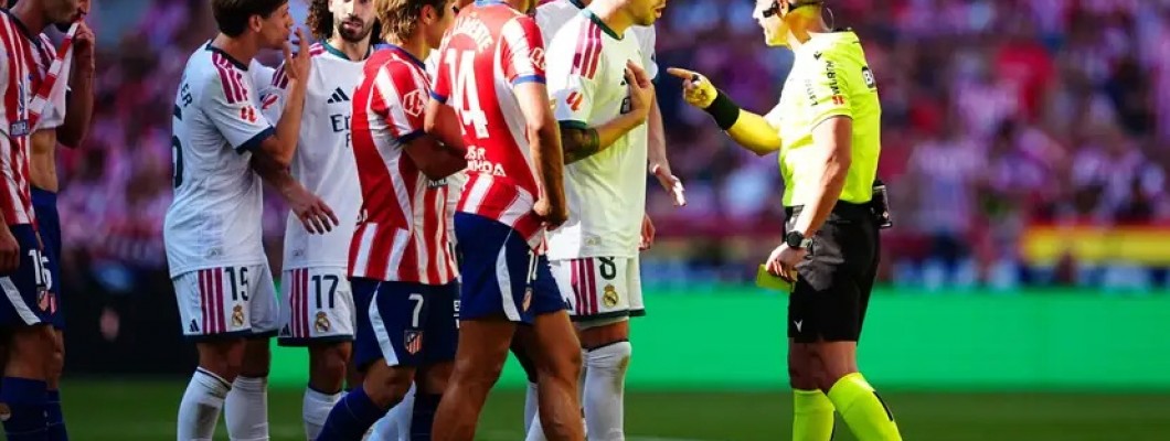 Árbitro do dérbi de Madrid suspenso por dois jogos!